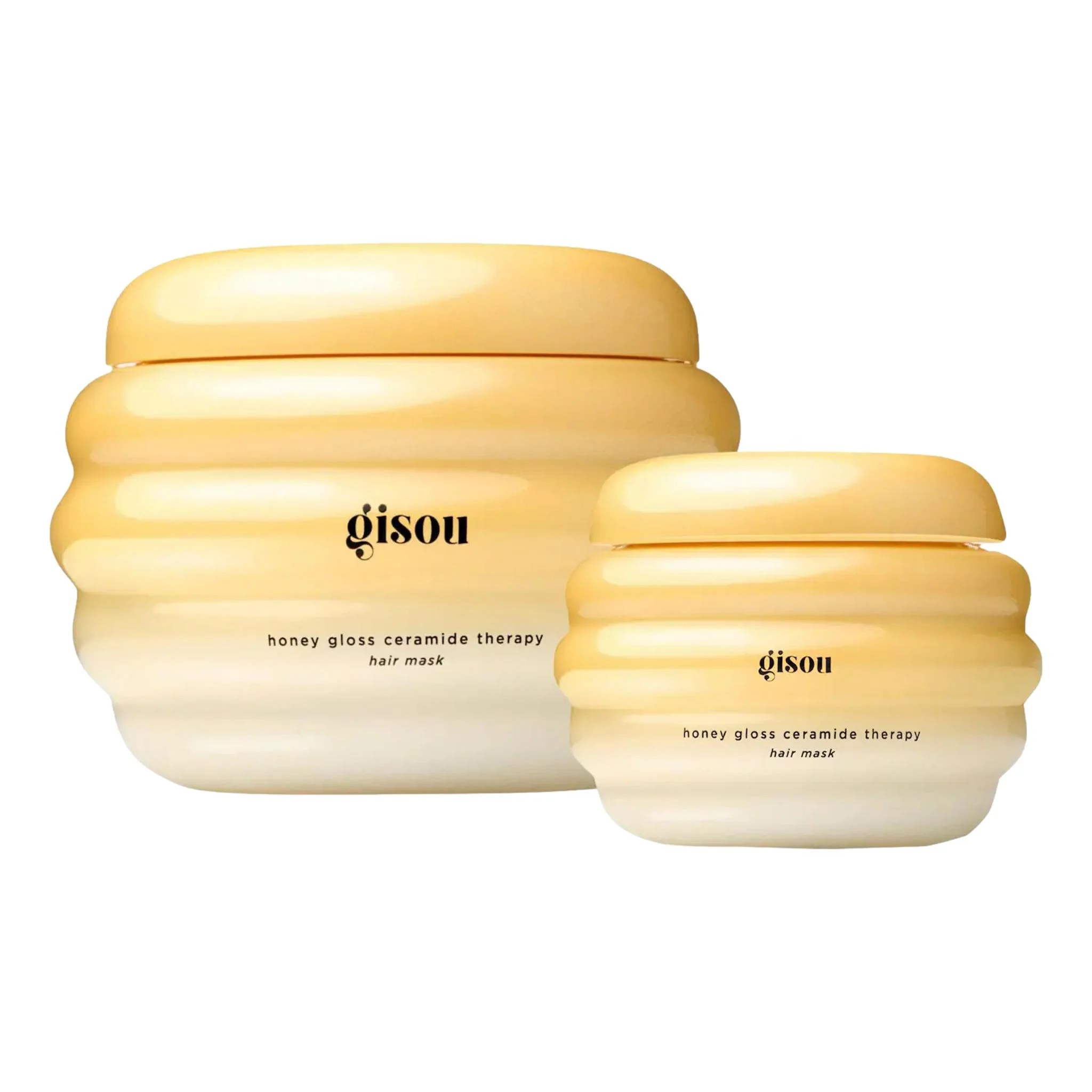 Gisou Honey Gloss Ceramide Therapy Hydrating Hair Mask Duo